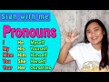 Pronouns - Sign Language Tutorial