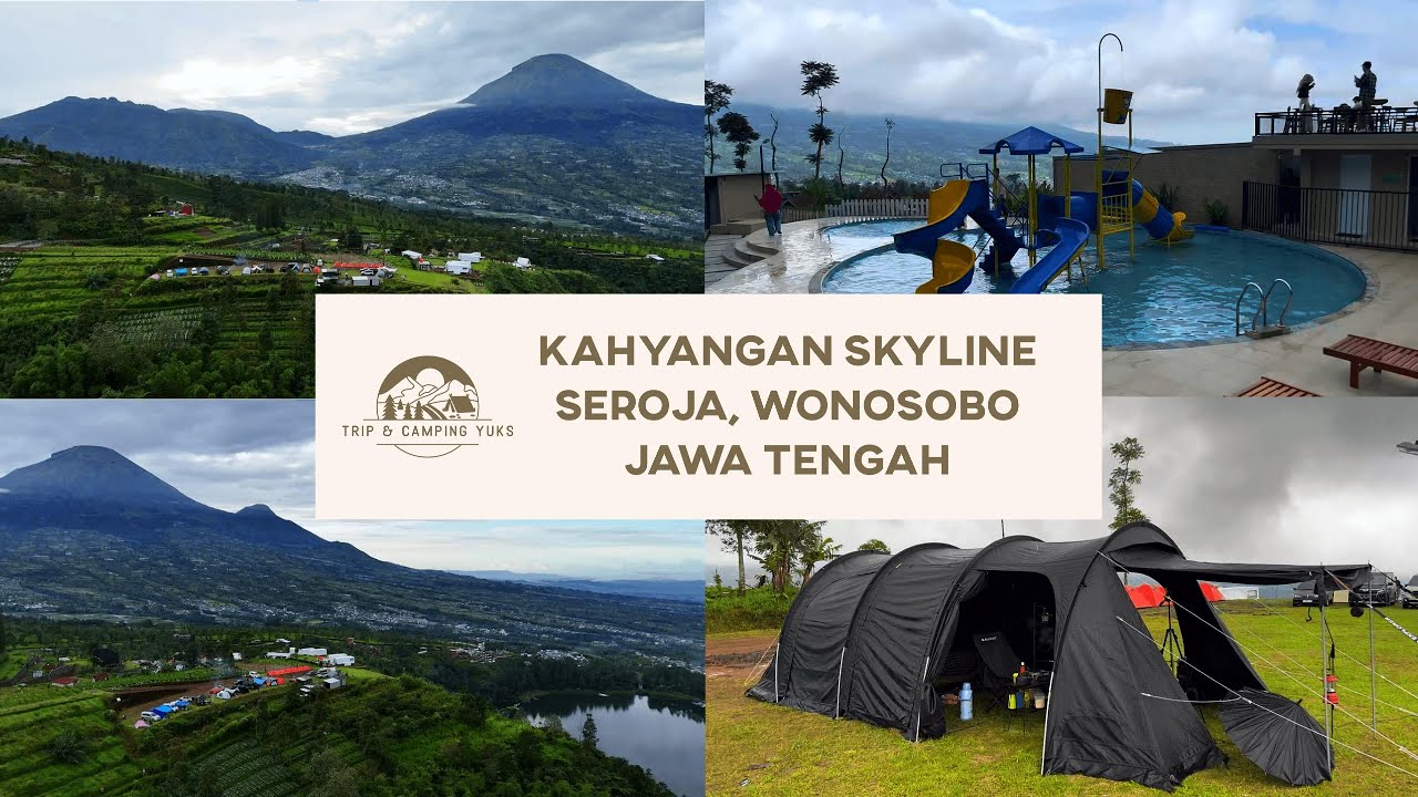 CAMPING DI KHAYANGAN SKYLINE | SEINDAH ITU VIEW SINDORO DAN TELAGA MENJER | WONOSOBO | JAWA TENGAH