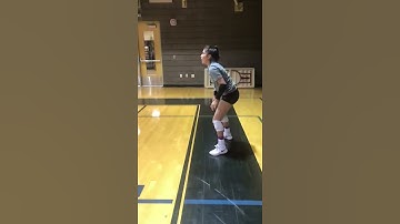 Volleyball Digging Drills - Drop The Hips Before Contacting The Ball To Keep On Your Side