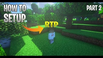 How To Full Setup RTP  In Aternos Server  Make Rtp Npc Click To Random Teleport Part 2 #minecraft #a