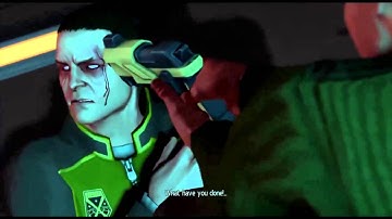 XCom Enemy Within   Base Under Attack Cutscene  Spoiler