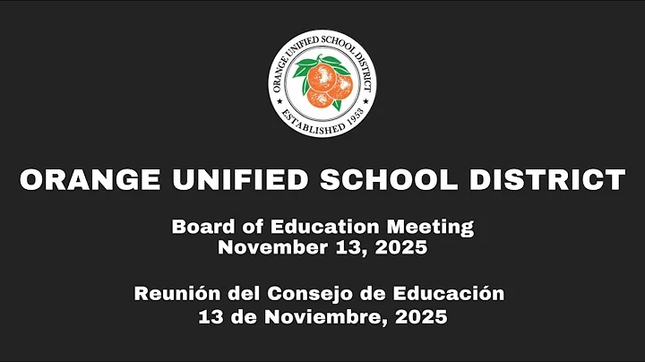 OUSD School Board Meeting - November 13, 2025