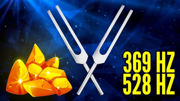 UNIVERSE WILL SEND YOU MIRACLES ✨ 369 Hz + 528 Hz Tuning Forks (7.83 Hz)