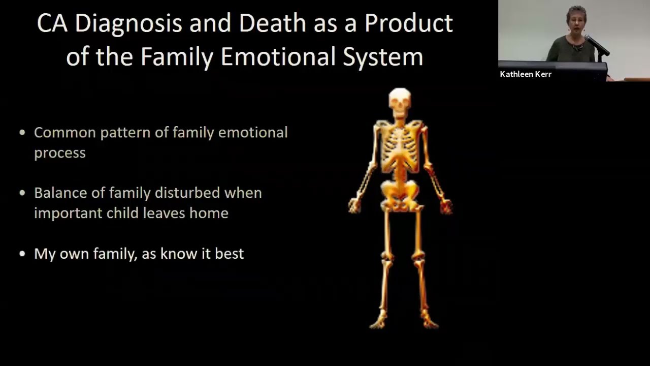 Cancer Diagnosis and Death as a Product of the Family Emotional System