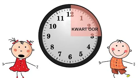 Leer om tyd te lees in afrikaans - Kwart oor