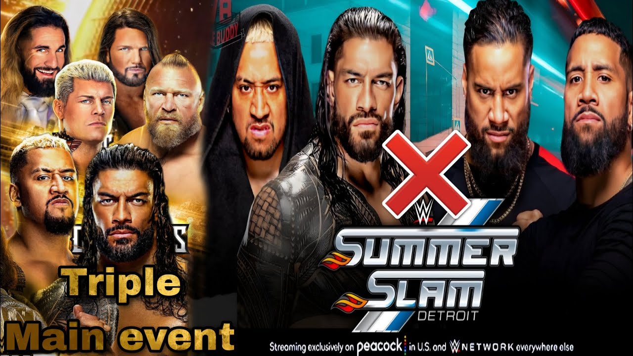 WHAT! Triple Main Event for Night Of Champions, Roman Reigns & Solo