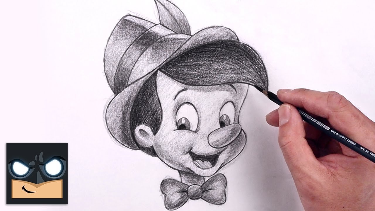 How To Draw Pinocchio | Sketch Art Class (Step by Step) - YouTube