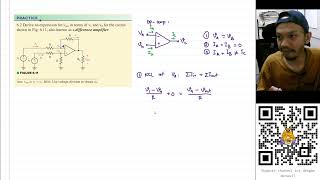 Practice 6.2 - Engineering Circuit Analysis - Hayt & Hemmerly, 9th Ed -Difference Amplifier