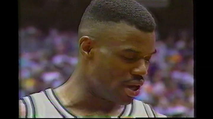 David Robinson & Charles Barkley (short interview after the game)  1995 #nba #basketball