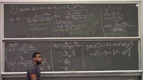 Math 391 Lecture 22 - Solving ODEs with the Laplace Transform; More on series solutions to ODEs