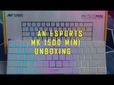 ANT ESPORTS MK1500 MINI RGB KEYBOARD (BLUETOOTH) UNBOXING !! ??