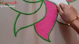 आनेवाले हर त्योहारों के लिए आसान और सुंदर रंगोली || rangoli design ||Top rangolis by Aarti shirsat