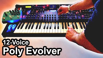 DSI POLY EVOLVER (12 Voices) + Strymon BIG SKY - Ambient Chillout Music 【SYNTH DEMO】