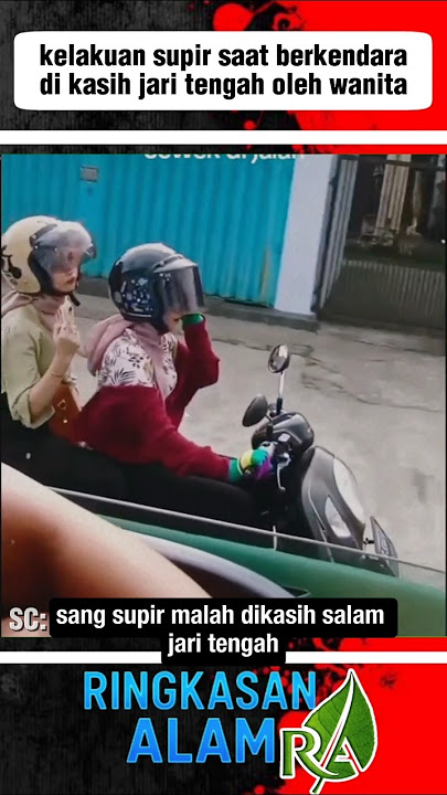 wanita ini membicarakan jari tengah untuk supir #shorts #shortviral