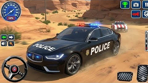 Police Car Chase Simulator 3D Game - Real Cop Cars Driving Simulator 2025 - Android GamePlay