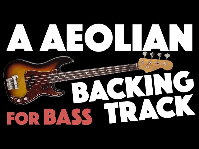 A Minor (Aeolian) Backing Track For Bass