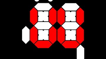 Russian 26 segment display