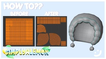 (UGC) HOW TO UV UNWRAP A KAWAII HOOD PRT 2