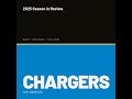 Chargers 2025 Season in Review