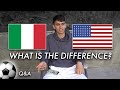 What is the Difference Between Football/ Soccer in Italy and the USA? Biggest Takeaway? - Italy Q&A