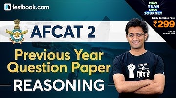 AFCAT 2 | Reasoning Questions from AFCAT Previous Year Question Paper | Air Force Solved Paper