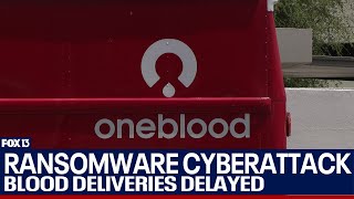Ransomware cyberattack hits OneBlood