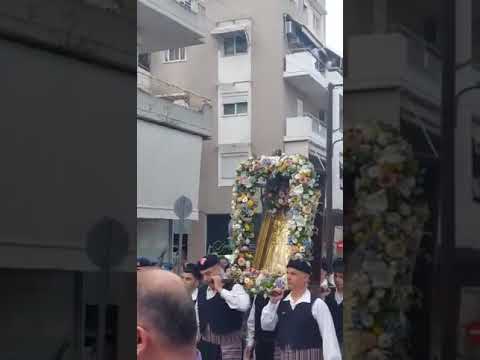 Αγρίνιο: Με μεγαλοπρέπεια η λιτάνευση της εικόνας του πολιούχου Αγίου Χριστοφόρου (3)
