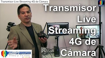 Transmisor Live Streaming 4G - para Cámara.