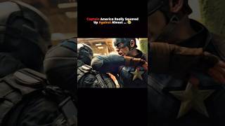 Bro Really Challenged Captain America… WITHOUT His Shield 💀😂 | Marvel #shorts