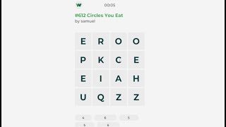 Word Salad #612 – Can You Solve ‘Circles You Eat’? 🍩 Fast Puzzle Challenge (November 2, 2025) screenshot 3