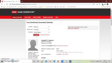 RPA || BOT CREATION || FAKE NAME GENERATOR || UIPath