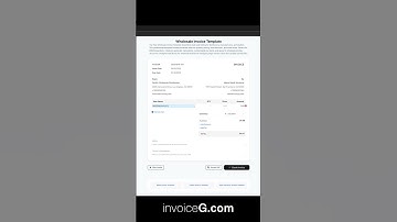 Wholesale Invoice Template #invoicegenerator #invoicetemplate