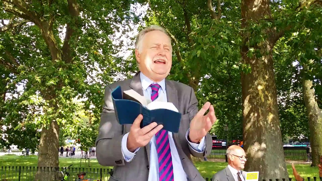 Man of God - Salvation - Speakers Corner Hyde Park London 6-8-17. - YouTube