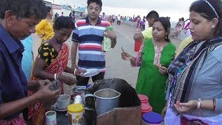 Hard Working Tea Seller (Husband & Wife) | Digha Sea Beach West Bengal