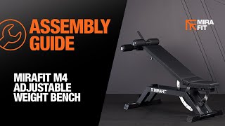 Mirafit M4 Adjustable Weight Bench - Assembly Guide Profile