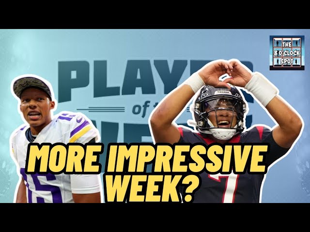 CJ STROUD OR JOSH DOBBS? BETTER WEEK!? | 8 O'Clock Spot Clips CJ STROUD OR JOSH DOBBS? BETTER WEEK!? | 8 O'Clock Spot Clips