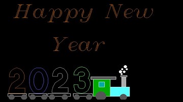 C language code to wish happy new year | c language mini project |