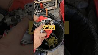 Antes-Despues limpieza fácil al throttle body!!🔥