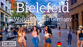 Bielefeld Germany /tour to discover the elegance of the city of bielefeld 4k HDR/Walking tour 2023