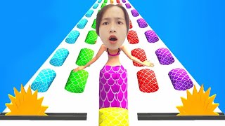 Mermaid Rush 3D (Game iOS, Android - FUNNIEST APP GAME MOMENT) l Gameplay Walkthrough Level 21-MR screenshot 3