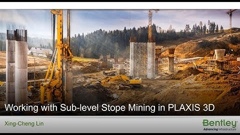 Working with Sub-level Stope Mining in PLAXIS 3D
