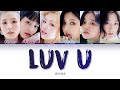 G I DLE 사랑해 Luv U Color Coded Lyrics Han Rom Eng G I DLE 사랑해 Luv U Color Coded Lyrics Han Rom Eng