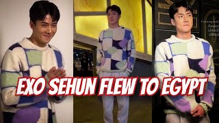 EXO Sehun flew to Egypt to star in the 2023 DIOR Collection Show kpopnews exo se