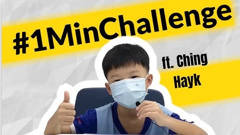 #1MinChallenge EP17 | IMPRESSIVE CALCULATION SPEED ft. Ching Hayk from CMA Kovan!