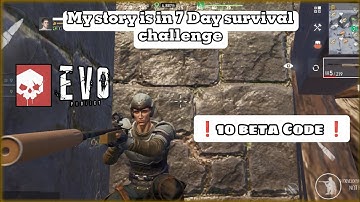 Project Evo || See what I did to survive for 7 days alive❗10 Beta Code❗