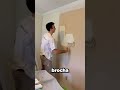 Así pintan una habitación en minutos