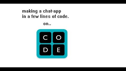 Secrets of making a chat-app in a few lines of code(not realtime)