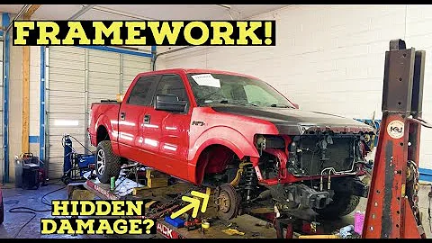 Ford F-150'deki bükülen ŞASİYİ onarıyoruz!