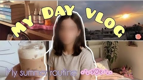 ميني فلوڨ ❤️|روتيني في العطلة الصيفية 🌞|Summer routine