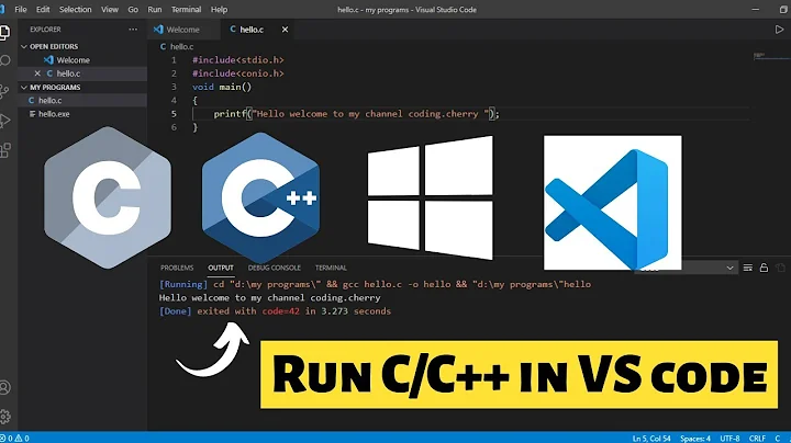 How to run c program in visual studio code in windows 10 ||undefined reference to winmain VS code